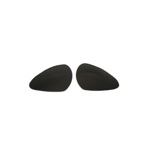 New Pair Of Black Rubber Knee Pads For Enfield Classic BSA Norton Triumph