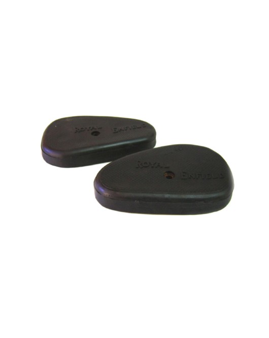 Royal Enfield Embossed Knee Pad Set Black