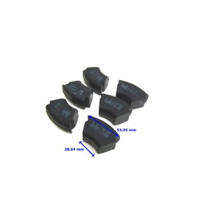 Royal Enfield 6Pcs Cush Rubbers Rear Wheel Early Models