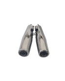 Royal Enfield Super Meteor 650 Powerage Polished Exhaust Silencer LH and RH Pair
