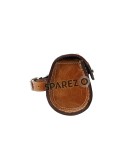 Universal Fit Indian Motorbike Front Side Tan Color Genuine Leather Tool Bag 