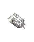 Royal Enfield Super Meteor 650 Flag Design Oil Cooler Radiator Guard Silver