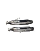 Royal Enfield Super Meteor 650 Red Rooster Astral Exhaust Silencer Polished