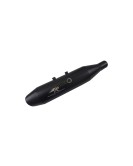 Royal Enfield Meteor 350-Hunter-Classic Reborn 350 Red Rooster Silencer Black
