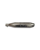 Royal Enfield Meteor 350-Hunter-Classic Reborn 350 Red Rooster Silencer Polished