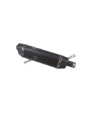 Royal Enfield Himalayan and Scram 411 Red Rooster S S Exhaust Silencer Black 