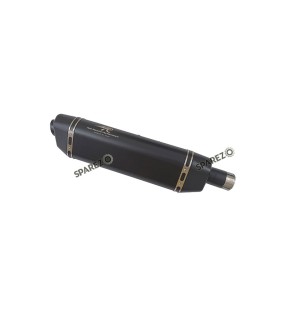 Royal Enfield Himalayan and Scram 411 Red Rooster S S Exhaust Silencer Black 