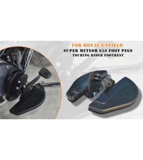 Fit For Royal Enfield Super Meteor 650 Footboard Touring Rider Footpeg