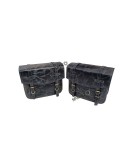 Royal Enfield Super Meteor 650 LH-RH Pannier Bags Pair With Mounting Pair Black