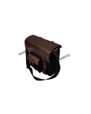Royal Enfield Super Meteor 650 Black Canvas Leather Pannier Bags and Mounting