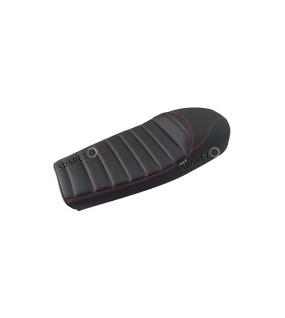 Royal Enfield GT and Interceptor 650 Leatherite Touring Dual Seat Black