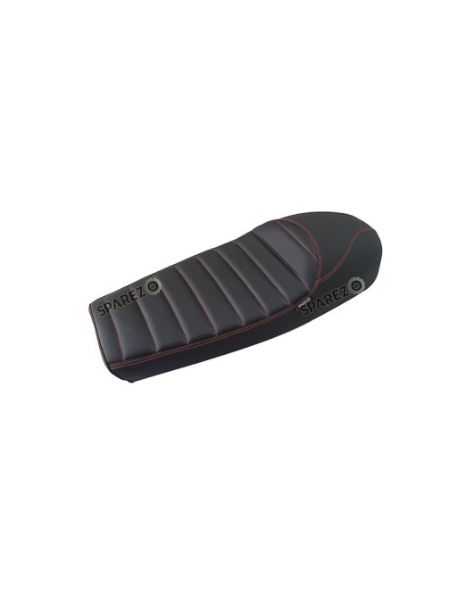 Royal Enfield GT and Interceptor 650 Leatherite Touring Dual Seat Black