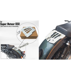 Royal Enfield Super Meteor 650 Customized Solo Finisher Off White