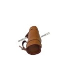 Royal Enfield Super Meteor 650 Engraved Leather Tools and Accessories Bag Brown
