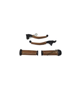 Royal Enfield Meteor and Classic Reborn 350 Big Size Tool Bag lever with Grip Brown