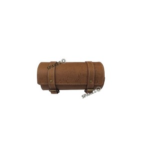 Royal Enfield Meteor and Classic Reborn 350 Leather Tool Bag lever with Grip Brown