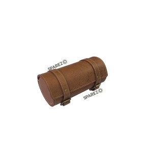 Royal Enfield Meteor and Classic Reborn 350 Leather Tool Bag lever with Grip Brown
