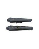 Royal Enfield GT and Interceptor 650 PoweRage Short Exhaust Silencer Black