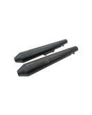 Royal Enfield GT and Interceptor 650 PoweRage Long Exhaust Silencer Black