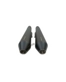Royal Enfield GT and Interceptor 650 PoweRage Long Exhaust Silencer Black