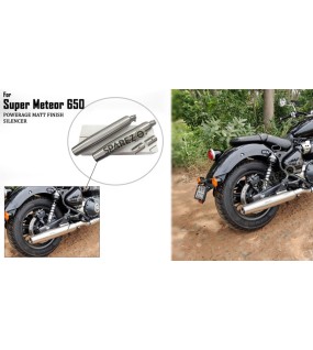 Royal Enfield Super Meteor 650 SS Powerage Exhaust Silencer Pair Matt