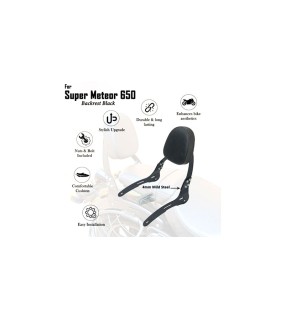 Royal Enfield Super Meteor 650 Rear Back Rest Black