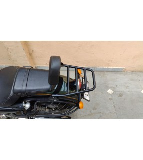 Royal Enfield Super Meteor 650 Rear Luggage Rack and Backrest Black