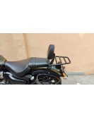 Royal Enfield Super Meteor 650 Rear Luggage Rack and Backrest Black