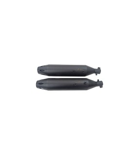 Royal Enfield Super Meteor 650 Red Rooster Astral Pro Exhaust Silencer Black