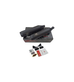 Royal Enfield Super Meteor 650 Red Rooster Astral Black Exhaust Silencer