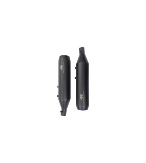Royal Enfield Super Meteor 650 Red Rooster Astral Black Exhaust Silencer