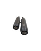 Royal Enfield Super Meteor 650 Red Rooster Astral Black Exhaust Silencer
