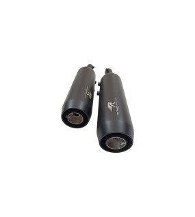 Royal Enfield Super Meteor 650 Red Rooster Astral Black Exhaust Silencer