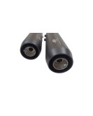 Royal Enfield Super Meteor 650 Red Rooster Astral Black Exhaust Silencer