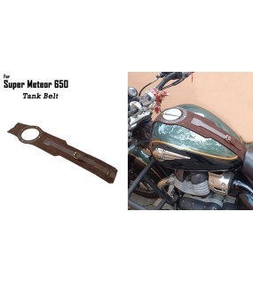 For Royal Enfield Super Meteor 650 Fuel Gas Tank Belt Brown