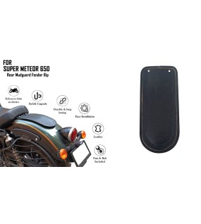 For Royal Enfield Super Meteor 650 Black Rear Mudguard Fender Bip