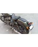 For Royal Enfield Super Meteor 650 Black Rear Mudguard Fender Bip
