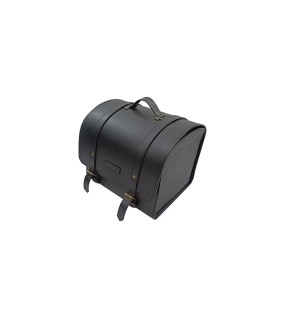 For Royal Enfield Super Meteor 650 Top Luggage Leather Bag Black