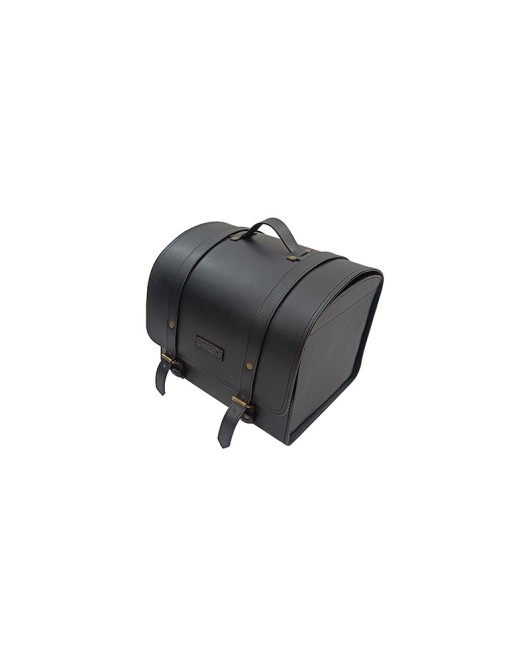 For Royal Enfield Super Meteor 650 Top Luggage Leather Bag Black