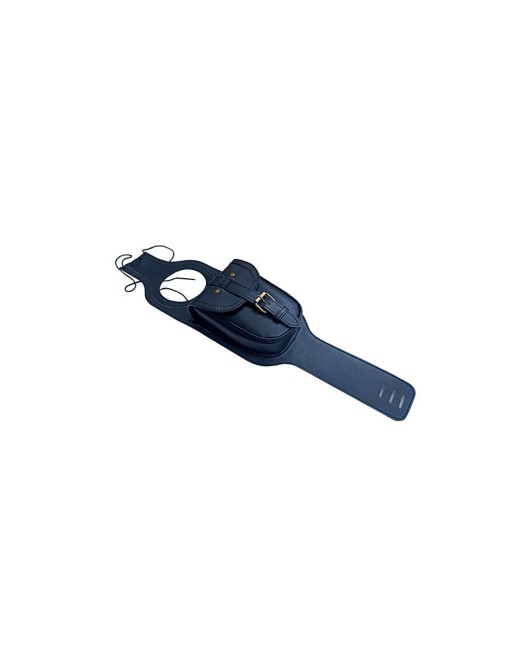 For Royal Enfield Meteor 350 Fuel Gas Tank Belt With Pouch Black
