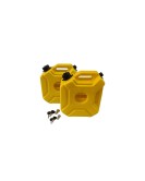For Royal Enfield New Himalayan 450 RH-LH Yellow Jerry Can Pair with Mount