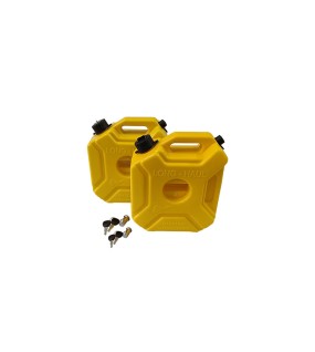 For Royal Enfield New Himalayan 450 RH-LH Yellow Jerry Can Pair with Mount