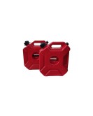 For Royal Enfield New Himalayan 450 RH-LH Red Jerry Can Pair with Mount