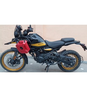 For Royal Enfield New Himalayan 450 RH-LH Red Jerry Can Pair with Mount