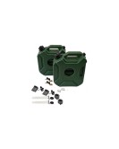 For Royal Enfield New Himalayan 450 RH-LH Green Jerry Can Pair with Mount