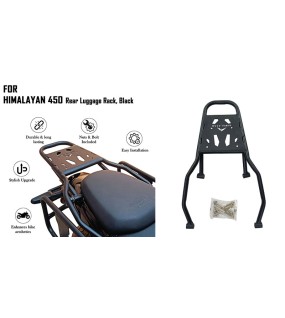 For Royal Enfield New Himalayan 450 Rear Luggage Rack Black