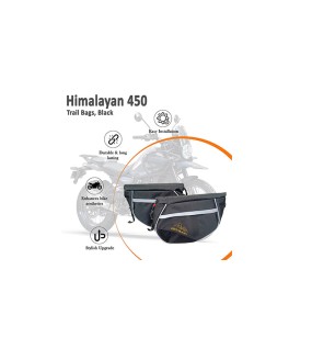For Royal Enfield New Himalayan 450 Black Canvas TrailPack
