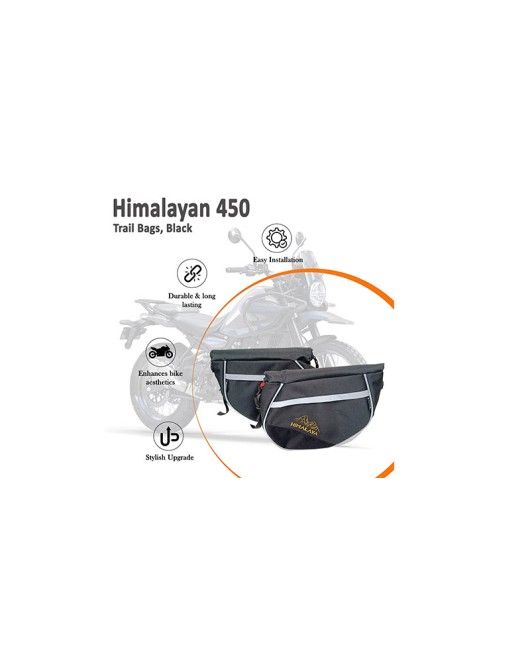 For Royal Enfield New Himalayan 450 Black Canvas TrailPack