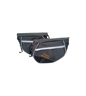 For Royal Enfield New Himalayan 450 Black Canvas TrailPack