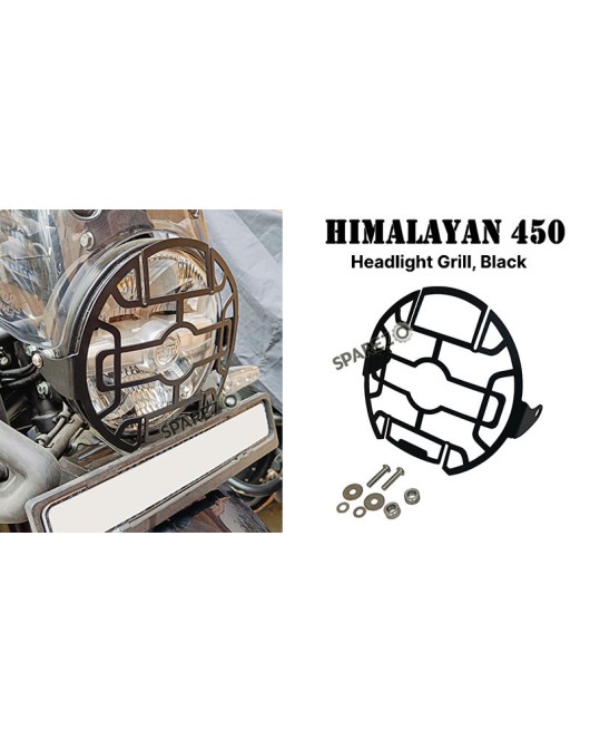 Fit For Royal Enfield New Himalayan 450 Headlight Protection Grill Black